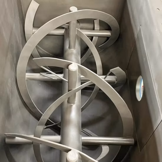 Edelstahl-Pulver-Granulat-Mischer mit großer Kapazität, Bandmischer/Mischausrüstung